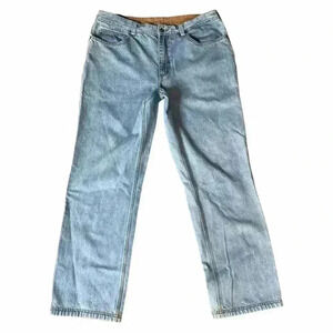 Duluth Trading Co. Ballroom Men's Size 38x34 Relaxed Fit Jeans Cotton Denim